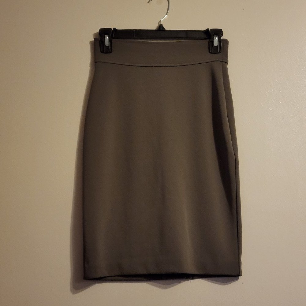 Women's Gray Pencil Skirt